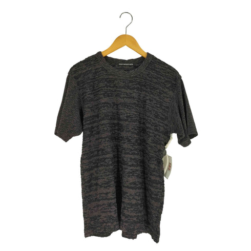 イッセイミヤケメン ISSEY MIYAKE MEN 17AW 黒タグ 製品染め 霜降り ニット Tシャツ メンズ JPN:3