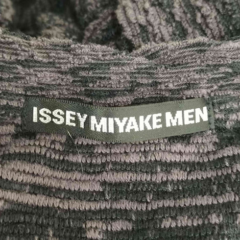イッセイミヤケメン ISSEY MIYAKE MEN 17AW 黒タグ 製品染め 霜降り ニット Tシャツ メンズ JPN:3
