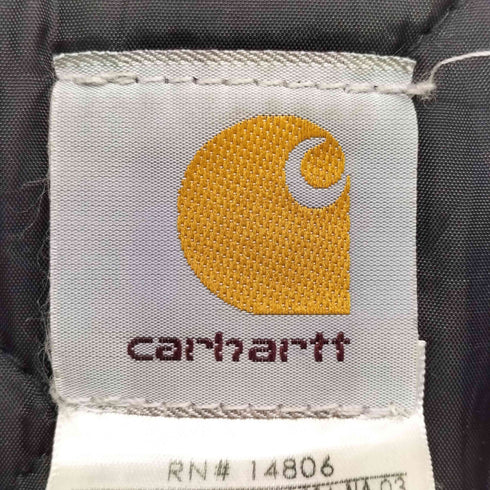 カーハート Carhartt 2011年製 メキシコ製 企業ロゴ 裏地キルティング トラディショナルコート メンズ import:XXL