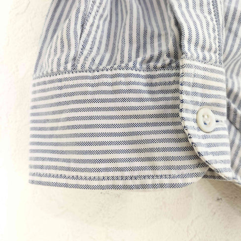 メゾンキツネ MAISON KITSUNE FOX HEAD EMBROIDERY STRIPE SHIRT メンズ import:S