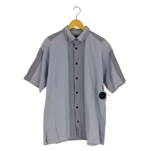 イッセイミヤケメン ISSEY MIYAKE MEN 15AW 黒タグ ステッチ コットンリネン レギュラーカラー シャツ メンズ JPN:3