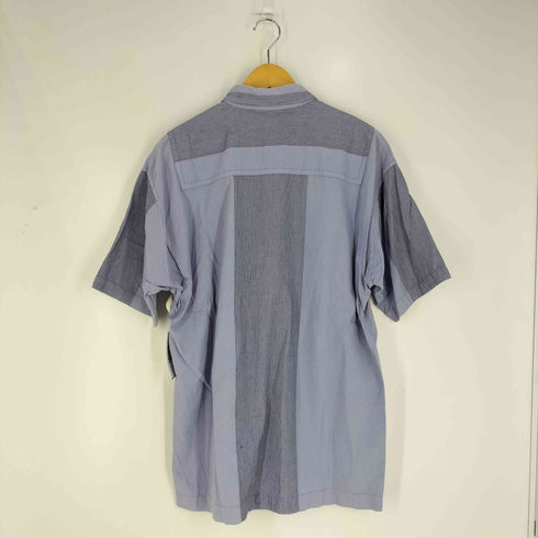 イッセイミヤケメン ISSEY MIYAKE MEN 15AW 黒タグ ステッチ コットンリネン レギュラーカラー シャツ メンズ JPN:3