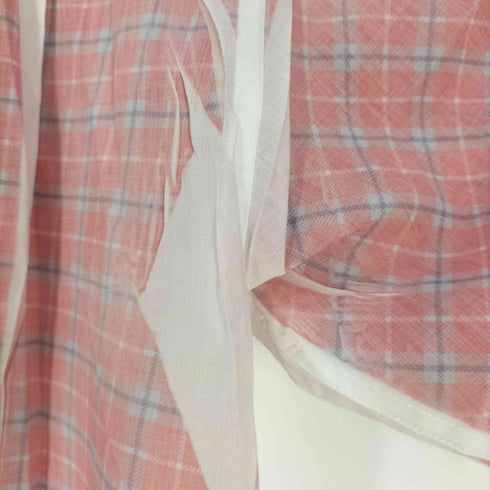 イッセイミヤケメン ISSEY MIYAKE MEN 11SS 黒タグ シワ加工 切替 クレイジーパターン チェック ボタンダウンシャツ メンズ JPN:3
