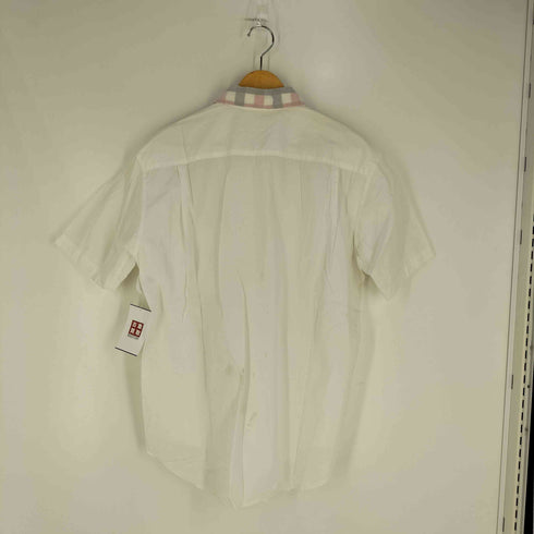 イッセイミヤケメン ISSEY MIYAKE MEN 11SS 黒タグ 襟チェック切替 レギュラーカラー シャツ メンズ JPN:3