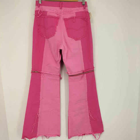 ジップデザインフレアパンツ レディース JPN:L