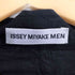 イッセイミヤケメン ISSEY MIYAKE MEN 99SS 銀タグ シワ コンデンス加工 リネン バンドカラー ジャケット メンズ L-XL