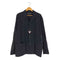 イッセイミヤケメン ISSEY MIYAKE MEN 13AW 黒タグ シワ加工 ウール シアー オープンカラー シャツジャケット メンズ JPN:3