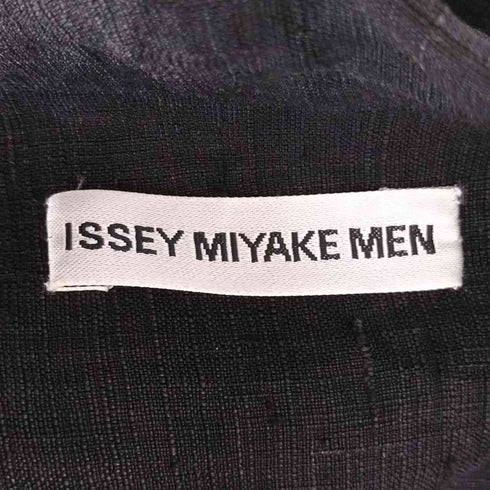 イッセイミヤケメン ISSEY MIYAKE MEN 00SS 銀タグ 製品洗い きびら 麻 4B テーラードジャケット メンズ JPN:3