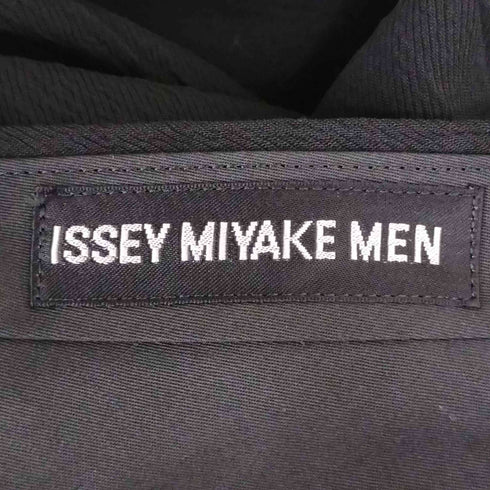 イッセイミヤケメン ISSEY MIYAKE MEN 99SS 黒タグ シワ加工 ウール 2タック スラックス パンツ メンズ XXL