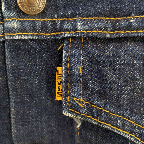 リーバイス Levis 70S 70705-0217 オレンジタブ デニムトラッカージャケット BIGE インディゴ 濃紺 ボタン裏512 メンズ 16