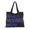 イッセイミヤケメン ISSEY MIYAKE MEN 22AW 黒タグ ペイントロゴ トートバッグ メンズ