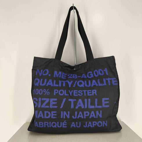 イッセイミヤケメン ISSEY MIYAKE MEN 22AW 黒タグ ペイントロゴ トートバッグ メンズ