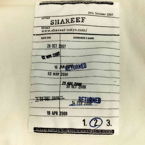 シャリーフ SHAREEF フロントプリント S/S Tシャツ メンズ 2
