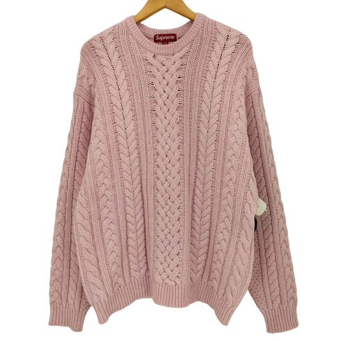シュプリーム Supreme Applique Cable Knit Sweater メンズ import:M