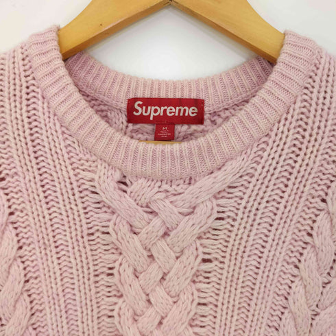 シュプリーム Supreme Applique Cable Knit Sweater メンズ import:M