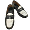 ジーエイチバス G.H.BASS LARSON / BLACK & WHITE ツートン コインローファー メンズ EUR:43