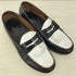 ジーエイチバス G.H.BASS LARSON / BLACK & WHITE ツートン コインローファー メンズ EUR:43