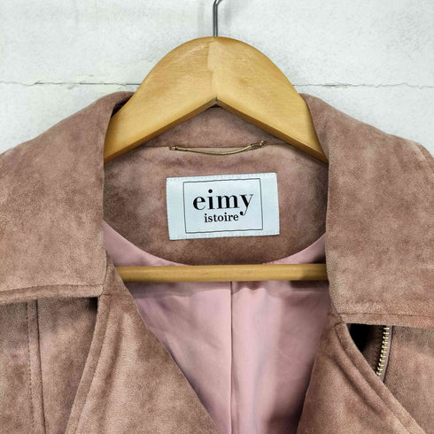 エイミーイストワール eimy istoire フェイクスエード ライダースジャケット レディース JPN:S S