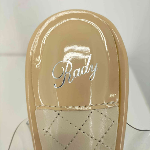 レディ Rady ベージュクリアヒールサンダル レディース JPN:L
