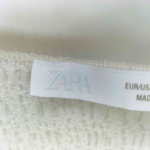 ザラ ZARA サイドレースノースリーブ レディース import:M