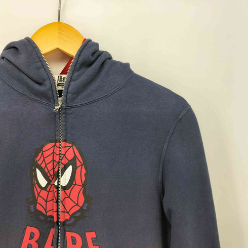 アベイシングエイプ A BATHING APE 12AW spider man フルジップパーカー メンズ JPN:S