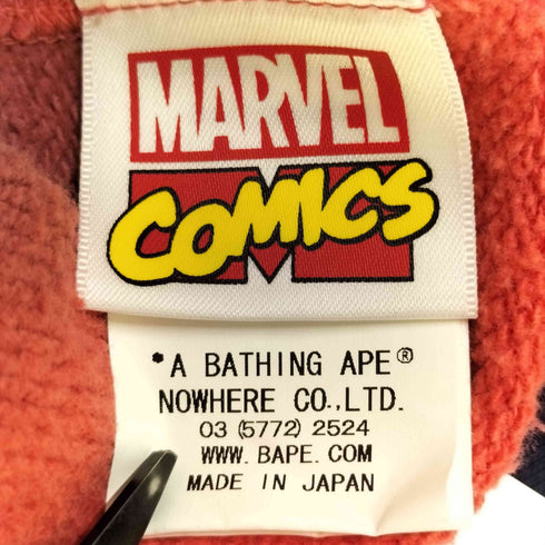 アベイシングエイプ A BATHING APE 12AW spider man フルジップパーカー メンズ JPN:S