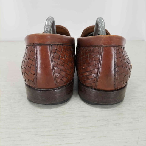 ブルーノマリ BRUNO MAGLI イタリア製 編み込みコインローファー メンズ 9 1/2