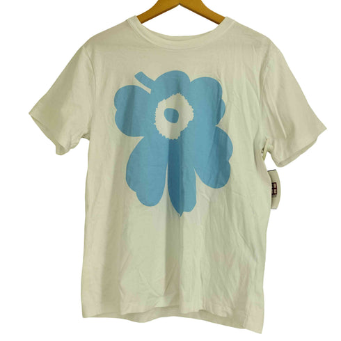 マリメッコ marimekko コットン ウニッコプリント 半袖カットソー レディース import:M