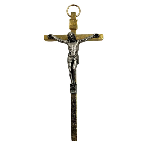 INRI 宗教 クロス ロザリオ ネックレス トップ メンズ