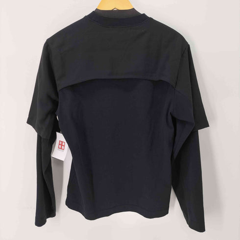 simpleproject L/S ドッキングデザインTシャツ メンズ
