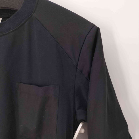 simpleproject L/S ドッキングデザインTシャツ メンズ