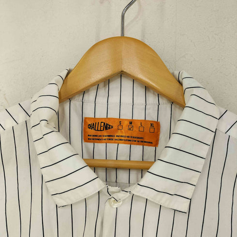 チャレンジャー CHALLENGER 19SS S/S ORIGINAL STRIPE WORK SHIRT メンズ import:M