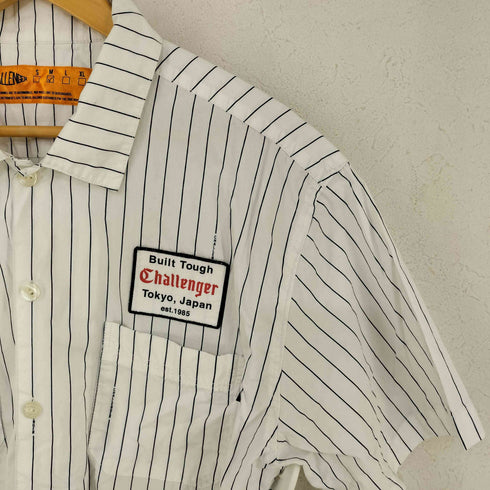 チャレンジャー CHALLENGER 19SS S/S ORIGINAL STRIPE WORK SHIRT メンズ import:M
