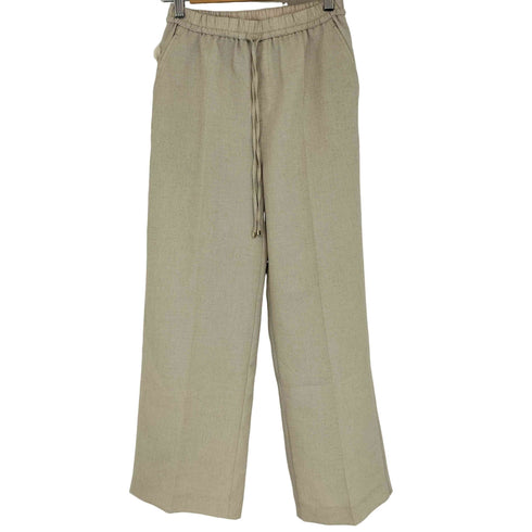 ユナイテッドアローズグリーンレーベルリラクシング UNITED ARROWS green label relaxing スラブ オックス フレアパンツ レディース 34