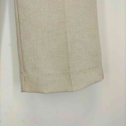 ユナイテッドアローズグリーンレーベルリラクシング UNITED ARROWS green label relaxing スラブ オックス フレアパンツ レディース 34