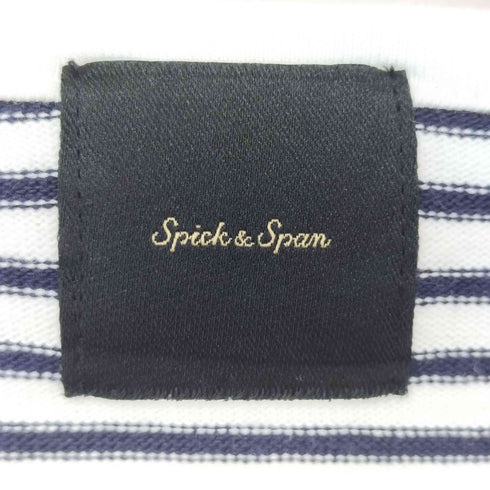 スピックアンドスパン Spick and Span オーバーサイズボーダーカットソー レディース