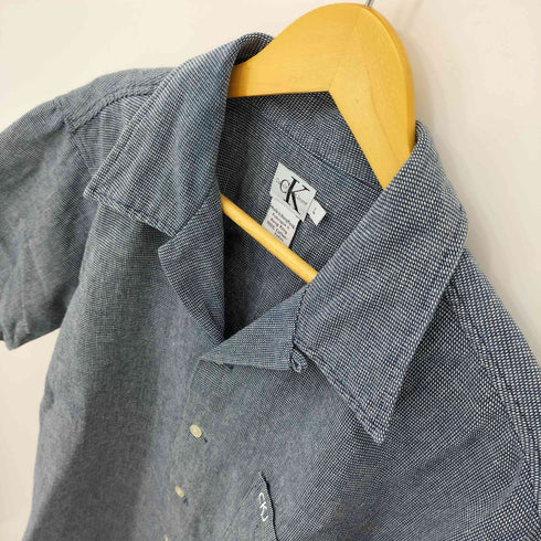 カルバンクラインジーンズ Calvin Klein Jeans チェックオープンカラーシャツ メンズ import:L