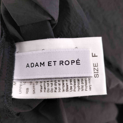 アダムエロペ Adam et Rope 24ss【洗える】アシメバルーンワンピース レディース FREE