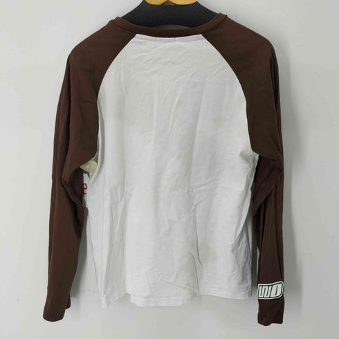 ウェルダン WE11DONE L/S フロントロゴラグランTシャツ レディース import:S