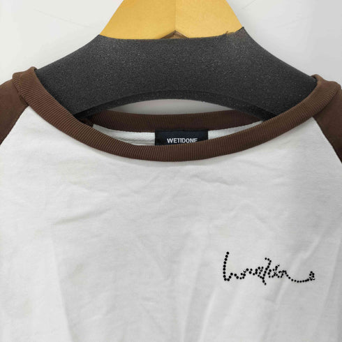 ウェルダン WE11DONE L/S フロントロゴラグランTシャツ レディース import:S