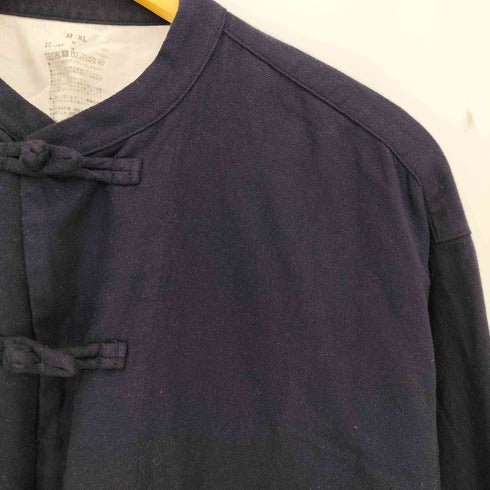 ムジルシリョウヒン 無印良品 オーバーサイズ チャイナシャツ カンフーシャツ メンズ M-XL