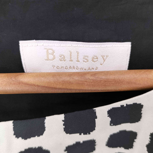 ボールジー BALLSEY 総柄 ノースリーブ ワンピース レディース JPN:36