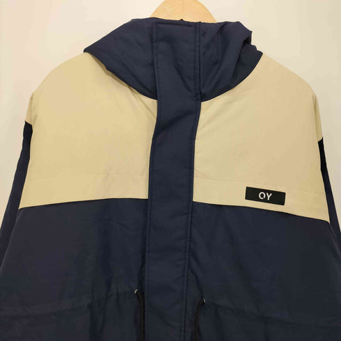 オーワイ OY 19AW LOGO BLOCK LONG PARKA ロゴブロックロングジャケット メンズ