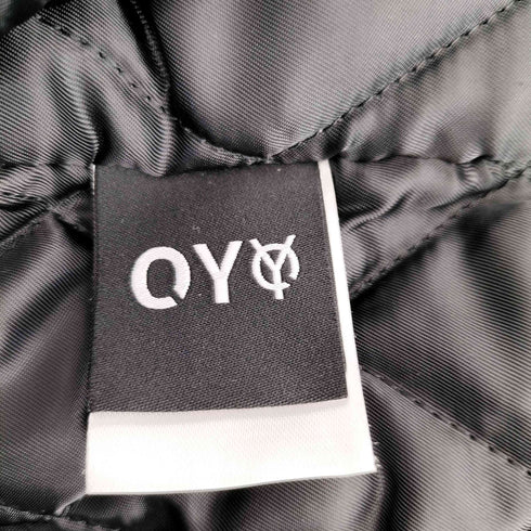 オーワイ OY 19AW LOGO BLOCK LONG PARKA ロゴブロックロングジャケット メンズ