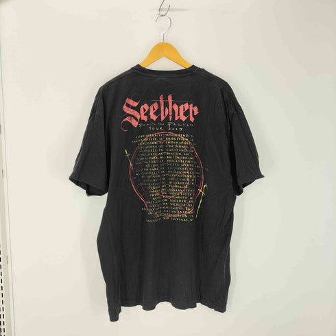 タルテックス TULTEX バンドプリントクルーネックTシャツ メンズ JPN:XXL