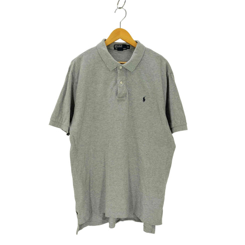 ポロラルフローレン POLO RALPH LAUREN 90S ポニー刺しゅう 鹿の子ポロシャツ メンズ XL
