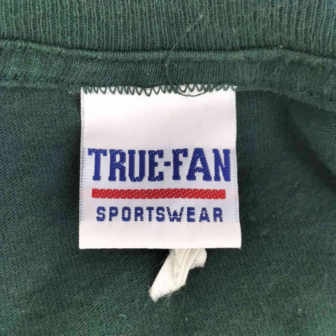 TRUE-FAN 90S チーム両面プリント クルーネック 半袖Tシャツ メンズ