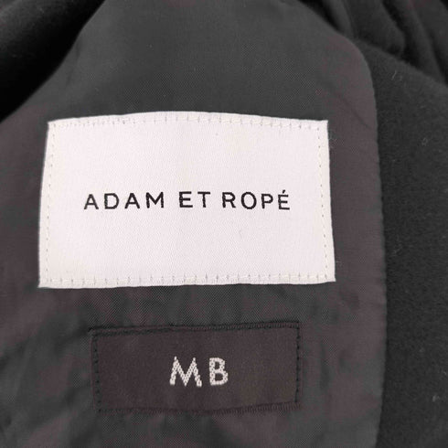 アダムエロペ Adam et Rope ウールノーカラーコート メンズ import:L