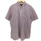 ランズエンド LANDS END シアーサッカー ストライプ S/S シャツ メンズ import:XXL