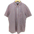 ランズエンド LANDS END シアーサッカー ストライプ S/S シャツ メンズ import:XXL